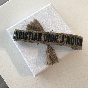 Christian Dior J’Adior Woven Friendship Bracelet
